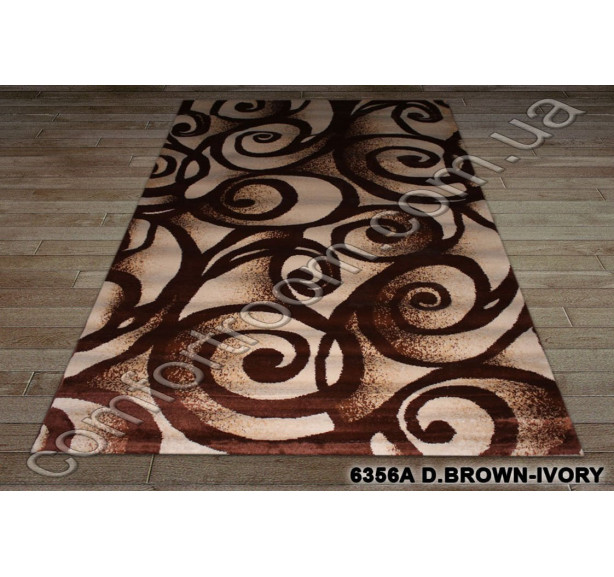 Килим Tutku 6356a brown-ivory - Фото 1